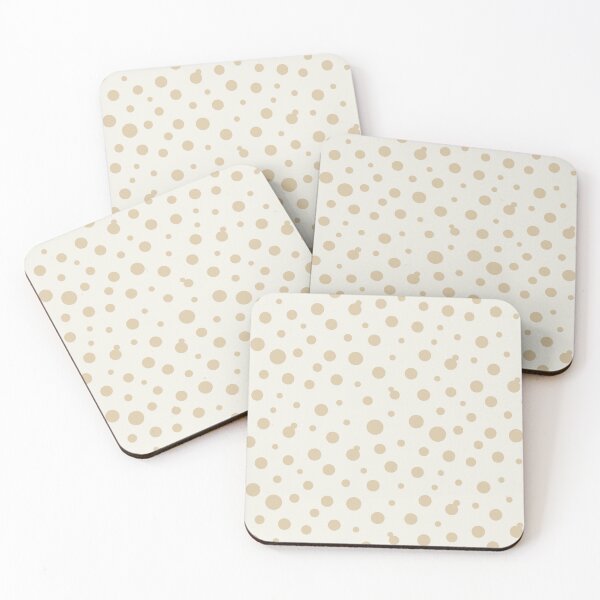 Item preview, Warm Neutral Dots Linen Warm Gray designed and sold by Kreativa1.