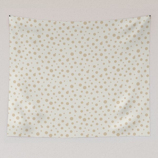 Item preview, Warm Neutral Dots Linen Warm Gray designed and sold by Kreativa1.