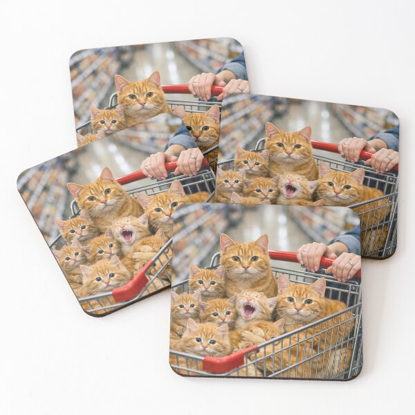 Item preview, Shopping Cart Filled with Orange Tabby Cats designed and sold by Maria Dryfhout.