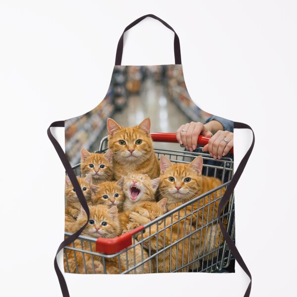 Item preview, Shopping Cart Filled with Orange Tabby Cats designed and sold by Maria Dryfhout.