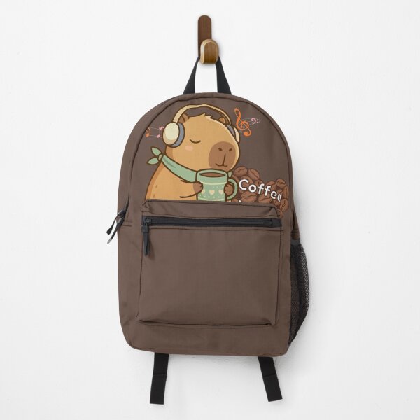 Item preview, Cute Coffee Mochi Bear Listening To Music designed and sold by trelykreativ.