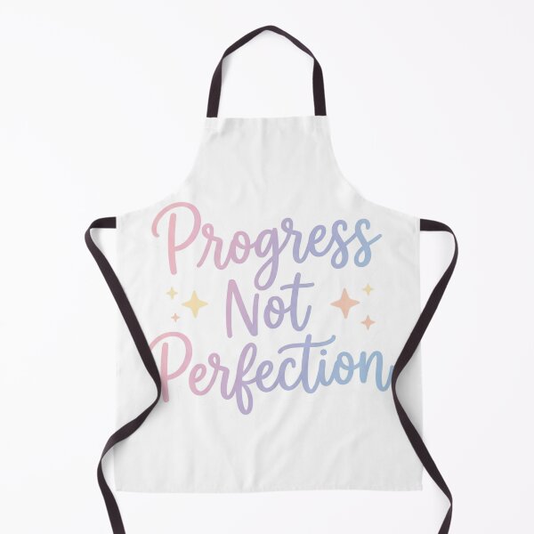 Item preview, Progress Not Perfection Motivational Sticker designed and sold by CutePlix.