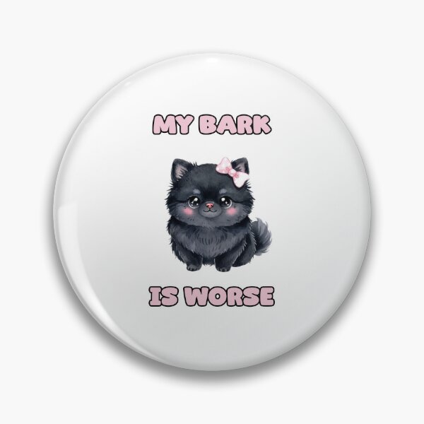 Item preview, My Bark Is Worse Funny Dog Owner Humor Design designed and sold by NatureUnleashed.