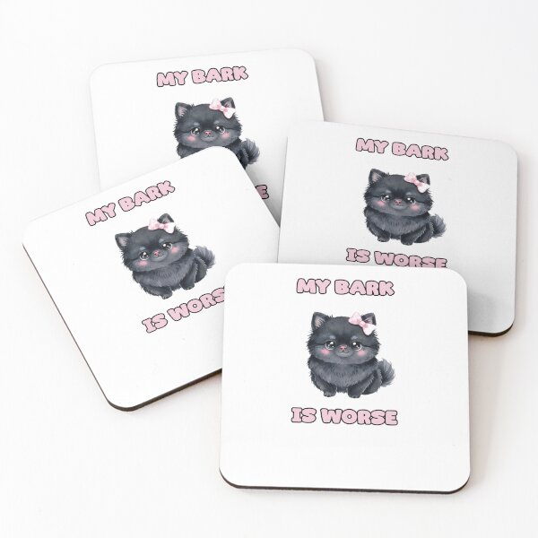 Item preview, My Bark Is Worse Funny Dog Owner Humor Design designed and sold by NatureUnleashed.