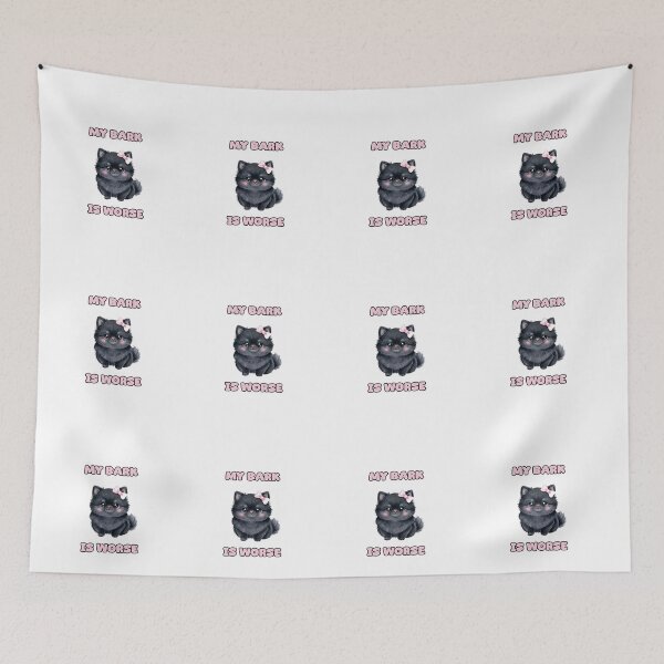 Item preview, My Bark Is Worse Funny Dog Owner Humor Design designed and sold by NatureUnleashed.