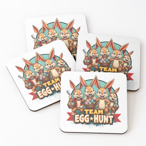 Item preview, Team Egg Hunt Shirt – Retro Easter Bunny Sports Design designed and sold by relso.