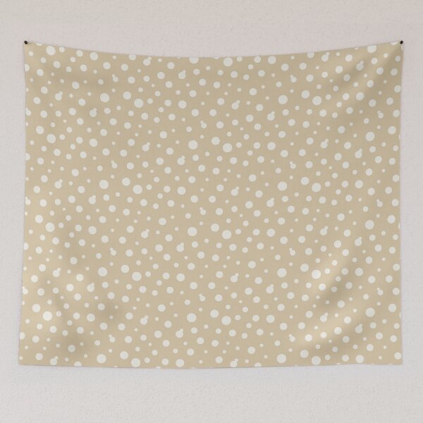 Item preview, Warm Neutral Dots Linen Sand designed and sold by Kreativa1.