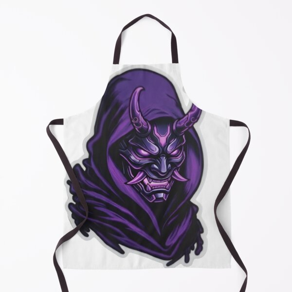 Item preview, Purple Oni Demon Mask Samurai Spirit designed and sold by RickyStick.