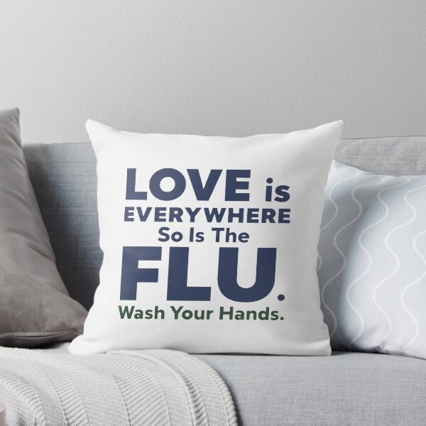 Item preview, Love is Everywhere So is The Flu Wash Your Hands designed and sold by PlayboiKopi.