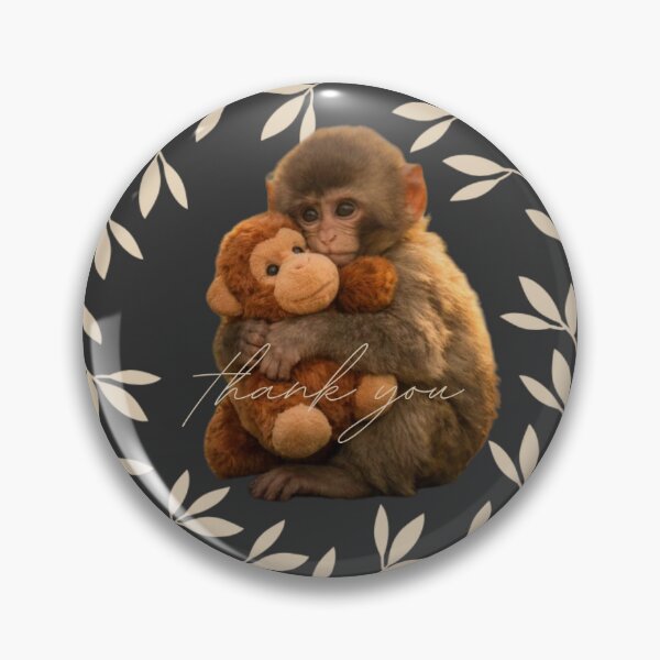 Item preview, PUNCH Sad Monkey Hug Meme – Just One More Hug Cute Emotional Sticker designed and sold by JG-DigitalArts.
