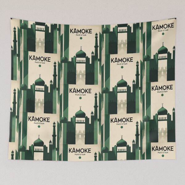 Item preview, Kamoke Pakistan Retro Vintage Travel Souvenir designed and sold by TravelersGems.