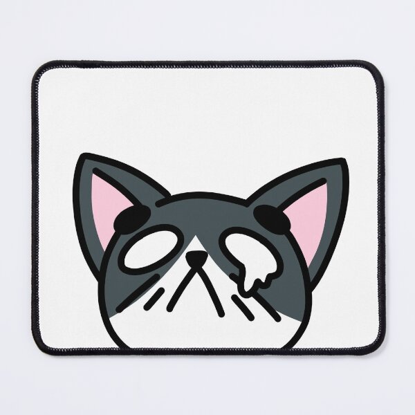 Item preview, Crying Cat_Black and White designed and sold by CalmSketch Art.