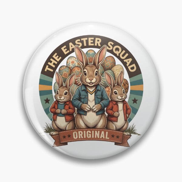 Item preview, The Easter Squad Shirt – Vintage Bunny Crew Graphic designed and sold by relso.