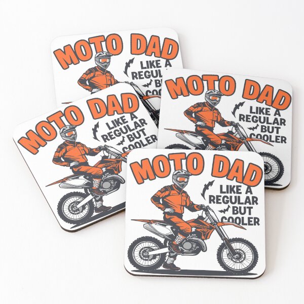Item preview, Moto Dad - Like a Regular Dad But Cooler - Motocross Gift designed and sold by KurczakDomowy.