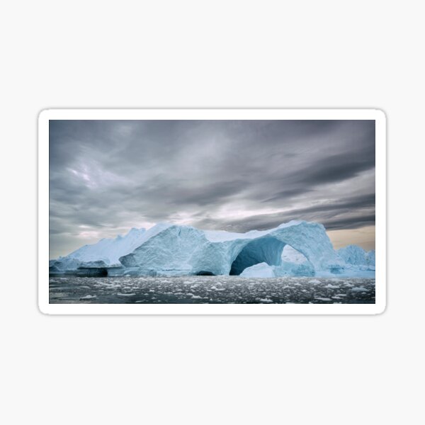 Majestic Greenlandic Ice Arch 2 Sticker