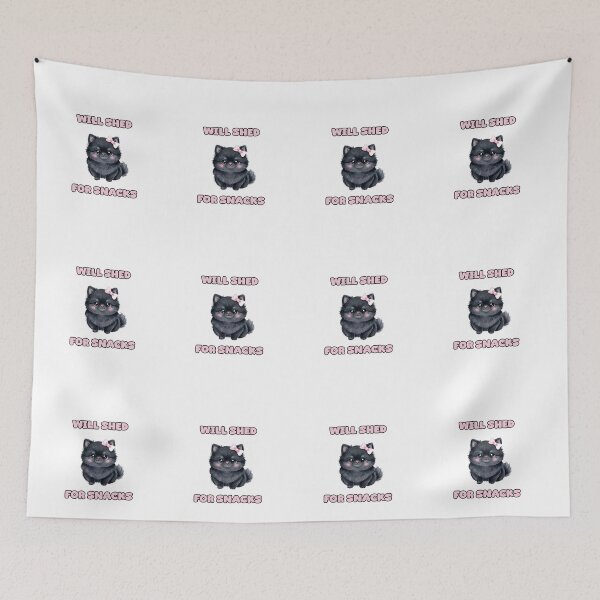 Item preview, Will Shed For Snacks Humorous Pet Parent Design designed and sold by NatureUnleashed.