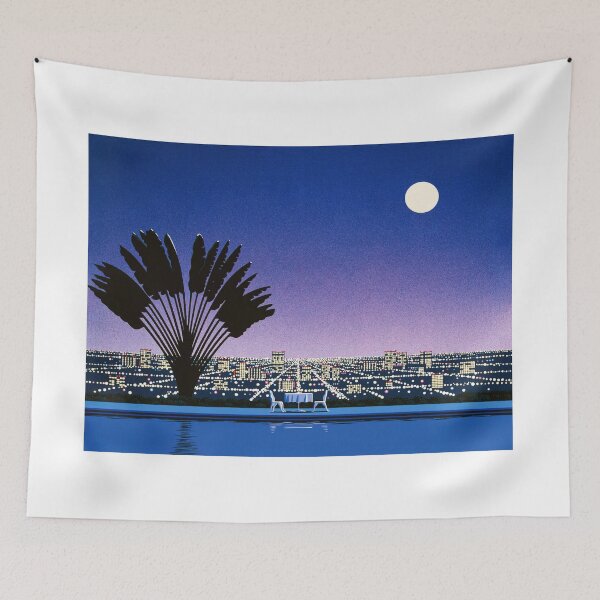 Item preview, Retro Japanese Coastal Dream-25 - Hiroshi Nagai city pop designed and sold by kg07-.