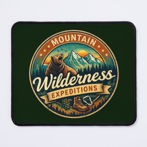 Item preview, Mountain Wilderness Expeditions – Adventure Emblem designed and sold by Dogandesighn.