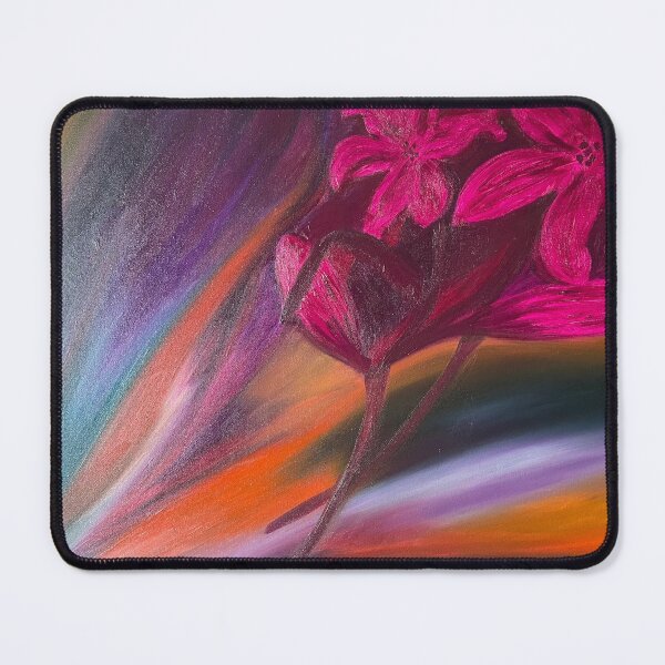 Item preview, Lillies in bloom original abstract art designed and sold by MavisPentzArt.