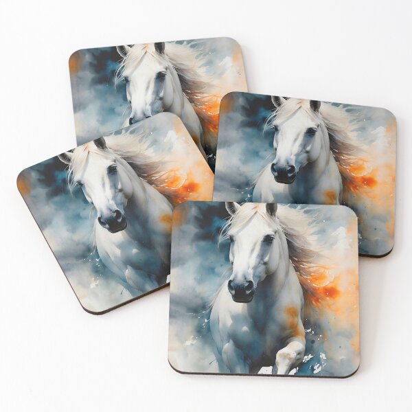 Item preview, Majestic white horse galloping designed and sold by paulrommer.