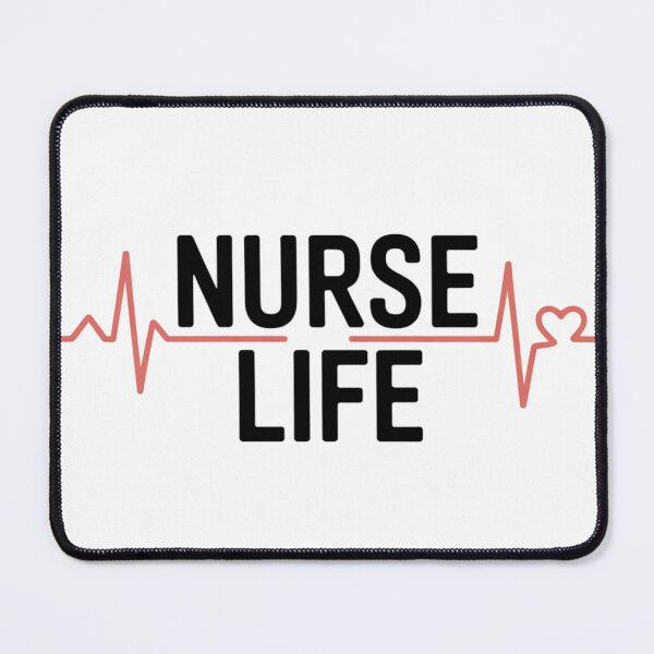 Item preview, Nurse Life Heartbeat Line – Nurse EKG Heart Nursing Shirt designed and sold by What a cute-Tee.