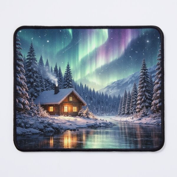 Item preview, Aurora Cabin Retreat designed and sold by ApGraphicDesigns.