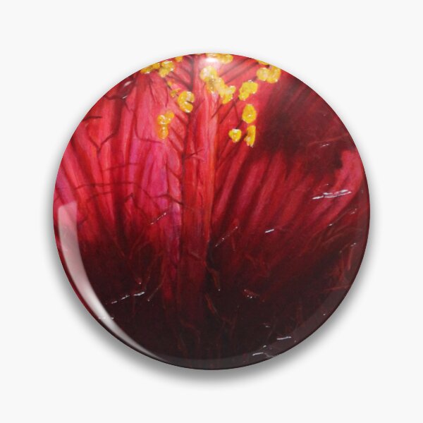 Item preview, Fiery red hibiscus designed and sold by Ginette Ash.