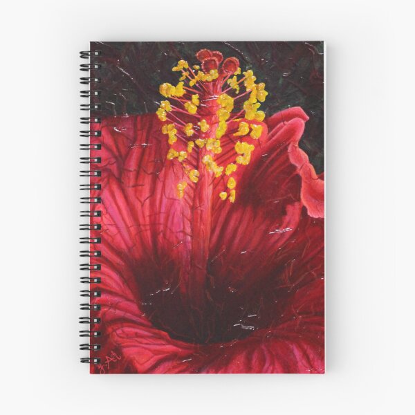 Item preview, Fiery red hibiscus designed and sold by Ginette Ash.