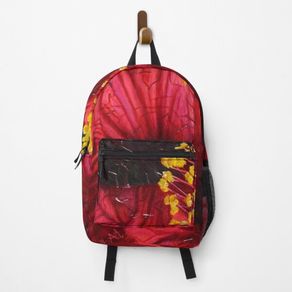 Item preview, Fiery red hibiscus designed and sold by Ginette Ash.