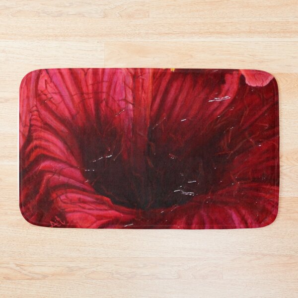 Item preview, Fiery red hibiscus designed and sold by Ginette Ash.
