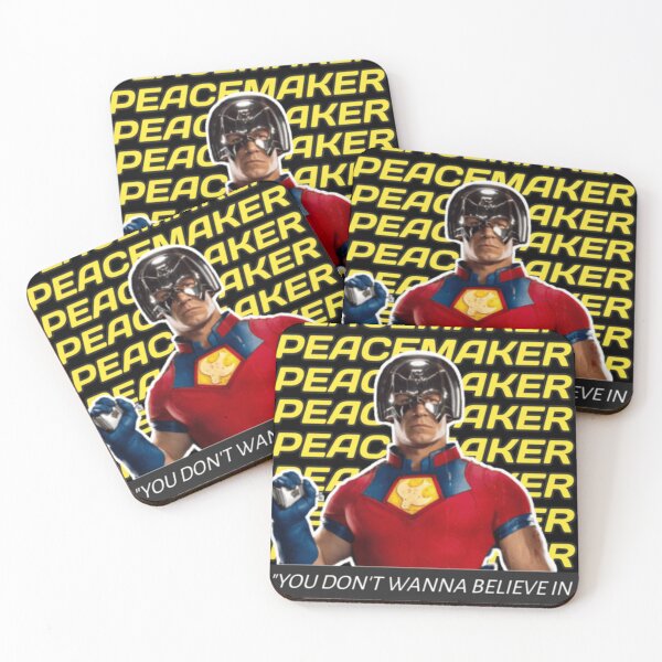 Item preview, Peacemaker Vigilante Retro Repeating Typography Art designed and sold by todjimudu.