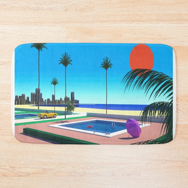 Item preview, Retro Japanese Coastal Dream-32 - Hiroshi Nagai city pop designed and sold by kg07-.