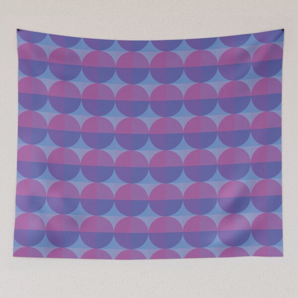 Item preview, Purple Blue Geometric Circular Pattern designed and sold by Arturo Daniel Garcia Palomo.