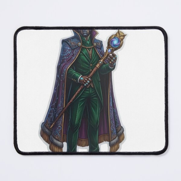 Item preview, Cosmic Wizard in Elegant Green Suit designed and sold by RickyStick.
