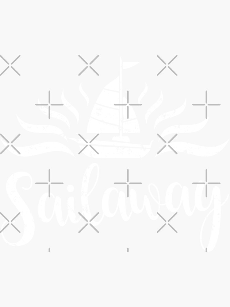 "Sailaway" Sticker for Sale by Mill8ion Redbubble