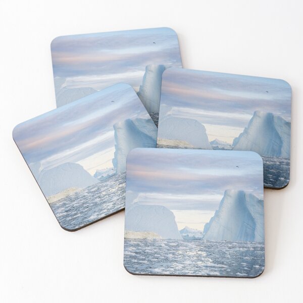 Item preview, Greenlandic Icebergs at Dusk designed and sold by PhotoArt by Joan Carroll.