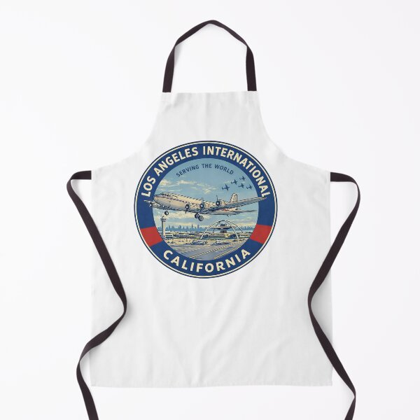 Item preview, Celebrate the golden age of air travel with this vintage-style Los Angeles International Airport (LAX) sticker. designed and sold by PIXEL POP DESIGNS - Beyond the Norm!.