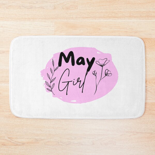 Item preview, May girl with flowers design designed and sold by LilasStyle.