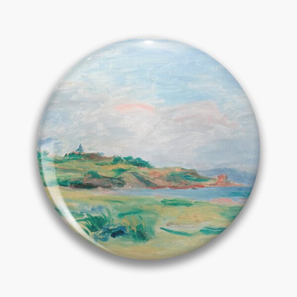 Item preview, Golfe Mer Falaises Vertes by Pierre-Auguste Renoir: Impressionist Coastal Poster designed and sold by artofuniverse.
