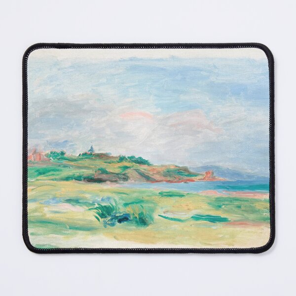 Item preview, Golfe Mer Falaises Vertes by Pierre-Auguste Renoir: Impressionist Coastal Poster designed and sold by artofuniverse.