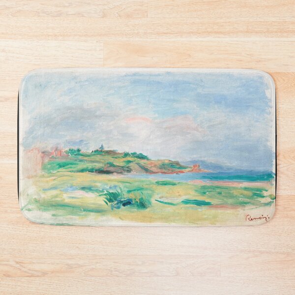 Item preview, Golfe Mer Falaises Vertes by Pierre-Auguste Renoir: Impressionist Coastal Poster designed and sold by artofuniverse.