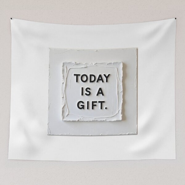 Item preview, Motivational Quote Sticker – Minimalist Typographic Design designed and sold by Vajid Designs .