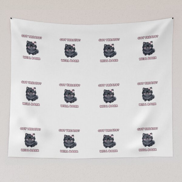 Item preview, Got Treats Will Bark Humorous Canine Design designed and sold by NatureUnleashed.