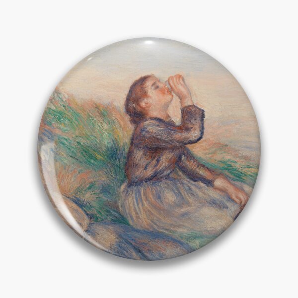 Item preview, Grape Gatherers Vendangeuses by Pierre-Auguste Renoir: Impressionist Countryside Poster designed and sold by artofuniverse.