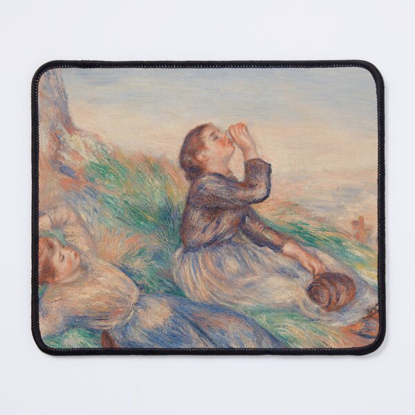 Item preview, Grape Gatherers Vendangeuses by Pierre-Auguste Renoir: Impressionist Countryside Poster designed and sold by artofuniverse.