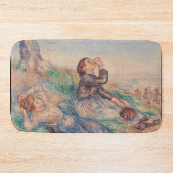 Item preview, Grape Gatherers Vendangeuses by Pierre-Auguste Renoir: Impressionist Countryside Poster designed and sold by artofuniverse.