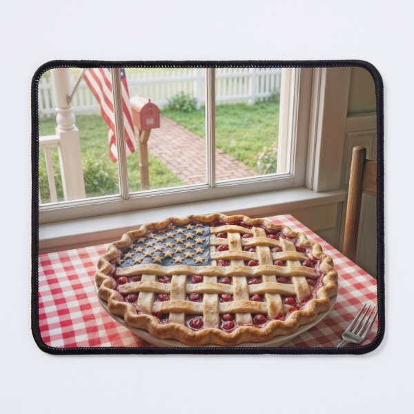Item preview, American Flag Crust on a Cherry Pie designed and sold by Maria Dryfhout.