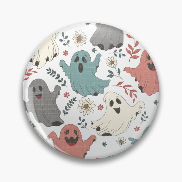 Item preview, Little Happy Ghosts and Seasonal Flowers designed and sold by Nekogobido.