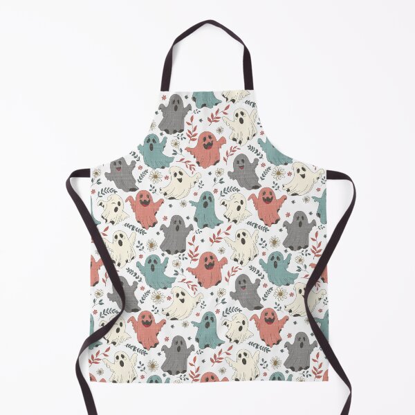 Item preview, Little Happy Ghosts and Seasonal Flowers designed and sold by Nekogobido.