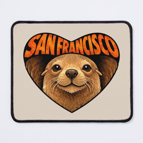 Item preview, San Francisco Sea Lion Heart Shape designed and sold by Myra365Art.